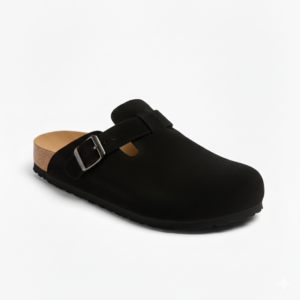 كلوج حريمى جلد طبيعي - أسود