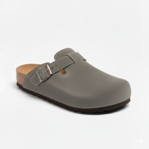 كلوج رجالى جلد طبيعي – رمادي