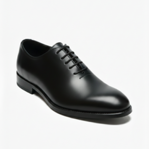 حذاء كلاسيك جلد طبيعي أسود 5005